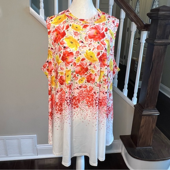 Lane Bryant Tops - Lane Bryant multi color floral tank top women’s plus Sz. 22/24